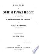 Bulletin du Comité de l'Afrique française
