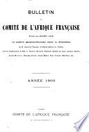 Bulletin du Comité de l'Afrique française