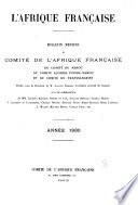 Bulletin du Comité de l'Afrique française