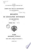 Bulletin du comité des travaux historiques et scientifiques