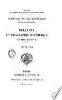 Bulletin du comité des travaux historiques et scientifiques