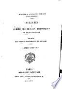 Bulletin du Comité des travaux historiques et scientifiques, Section des sciences économiques et sociales
