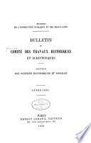 Bulletin du Comité des Travaux Historiques et Scientifiques, Section des Sciences Économiques et Sociales