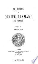 Bulletin du comite Flamand de France
