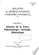 Bulletin du Muséum national d'histoire naturelle