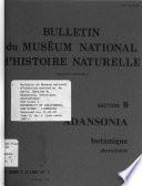Bulletin Du Muséum National D'histoire Naturelle