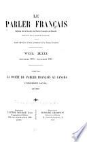 Bulletin du parler français au Canada