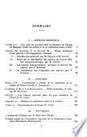Bulletin du Service de la Carte Phytogéographique