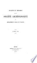 Bulletin et mémoires de la Société archéologique du Département d'Ille-et-Vilaine