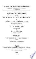 Bulletin et mémoires de la Société centrale de médecine vétérinaire