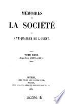Bulletin et mémoires de la Société des Antiquaires de l'Ouest