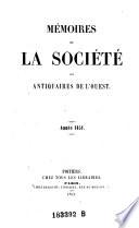 Bulletin et mémoires de la Société des Antiquaires de l'Ouest