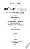 Bulletin général de thérapeutique
