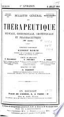 Bulletin général de thérapeutique