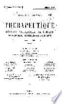 Bulletin général de thérapeutique médicale, chirurgicale, obstétricale et pharmaceutique