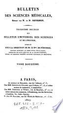 Bulletin general et universel des annonces et des nouvelles scientifiques, publie sous la direction du baron de Ferussac