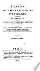 Bulletin general et universel des annonces et des nouvelles scientifiques, publie sous la direction du baron de Ferussac