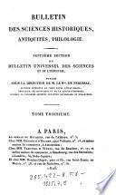 Bulletin general et universel des annonces et des nouvelles scientifiques, publie sous la direction du baron de Ferussac