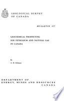 Bulletin - Geological Survey of Canada