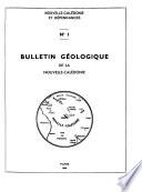 Bulletin géologique de la Nouvelle-Caledonie