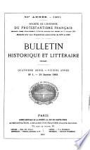 Bulletin historique et littéraire