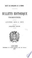 Bulletin historique