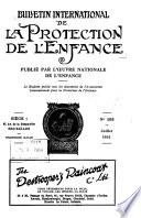Bulletin internationale de la protection de l'enfance