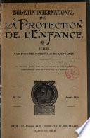 Bulletin internationale de la protection de l'enfance