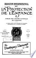 Bulletin internationale de la protection de l'enfance