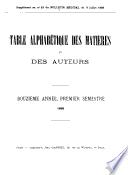 Bulletin médical