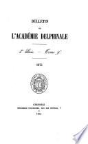 Bulletin mensual de l'Académie delphinale
