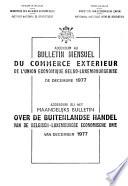 Bulletin mensuel de commerce extérieur de l'Union économique belgo-luxembourgeoise