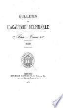 Bulletin mensuel de l'Académie delphinale