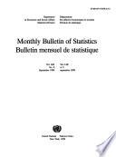 Bulletin Mensuel de Statistique