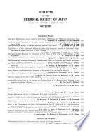 Bulletin of the Chemical Society of Japan
