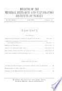 Bulletin of the Mineral Research and Exploration