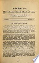 Bulletin of the National Association of Schools of Music