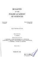 Bulletin of the Polish Academy of Sciences