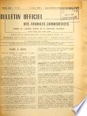 Bulletin Offciel des Annonces Commerciales