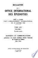 Bulletin - Office International Des Épizooties