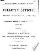 Bulletin officiel de la propriété industrielle et commerciale