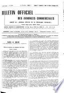Bulletin officiel des annonces civiles et commerciales