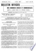 Bulletin officiel des annonces civiles et commerciales