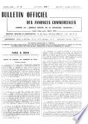 Bulletin officiel des annonces civiles et commerciales