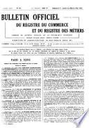 Bulletin officiel des annonces civiles et commerciales