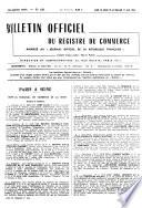 Bulletin officiel des annonces civiles et commerciales