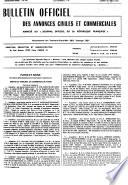 Bulletin officiel des annonces civiles et commerciales
