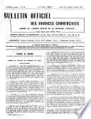Bulletin officiel des annonces civiles et commerciales