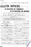 Bulletin officiel des annonces civiles et commerciales