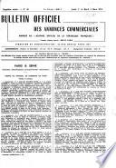 Bulletin Officiel Des Annonces Commerciales
